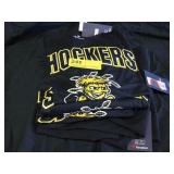 5 WSU T-Shirts, Black, 2-S, 1-2XL, 2-3XL