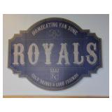 KC Royals Homegating Fan Zone Sign