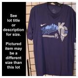 XL, KC Royals T-Shirt, Perez #13, Navy, Men