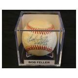 Bob Feller Signed Baseball