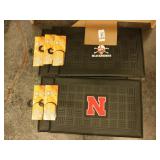 FIVE Mixed Nebraska  Heavy Duty Floor Mats - Set o