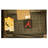THREE Atlanta Braves Heavy Duty Floor Mats - Set o