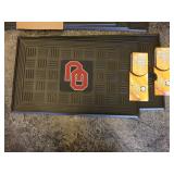 TWO OU Cowboys Heavy Duty Floor Mats - Set of 2