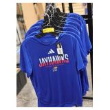 7 KU Jayhawks T-Shirt, Blue, Brand: Adidas