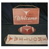 3 Texas Longhorn Signs