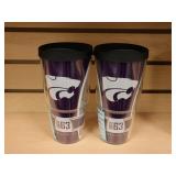 TWO K-State Wildcats Tumbler Drinkware