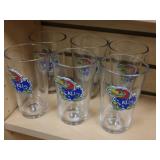 EIGHT KU Bar Glass, Jayhawk
