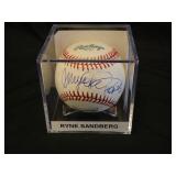 Ryne Sandberg Signed Baseball