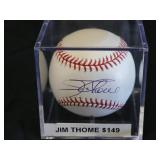 Jim Thome Signed Baseball