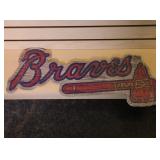 Atlanta Braves Cut Out Sign