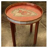 KC Chiefs Arrowhead  Side Table