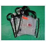 3 Cinncinati Reds Stadium Clear Plastic Bags