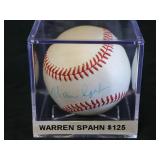 Warren Spahn Signed Baseball