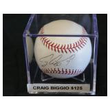 Craig Biggio Signed Baseball