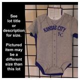Baby 3-6 months, 2pc. Creeper Onsie KC Royals