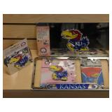 KU Jayhawk Auto Accessories: License tag cover, et