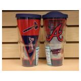 TWO Atlanta Braves Drinkware