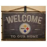 Pittsburgh Steelers  "Welcome to Our Home" Wooden
