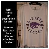 S, K-State Wildcats T-Shirt, White
