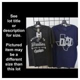 TWO XXL Dallas Cowboys T-Shirts, Brand: The Nike T