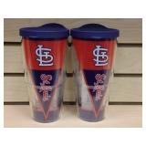 TWO St. Louis Cardinals Tumbler Drinkware