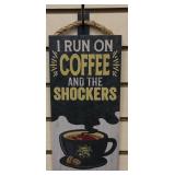 Wichita State Shockers Wooden Coffee Sign