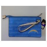 LA Chargers Zipper Wristlet 6"X9"