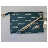 Philadelphia Eagles Zipper Wristlet 6"X9"