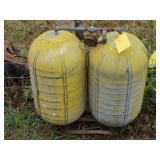 WWII Air Oxygen Bomber Tanks