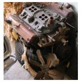 Engine, Mopar Poly 318, with dual quad intake