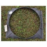 Mopar motor fan shroud -corners cut