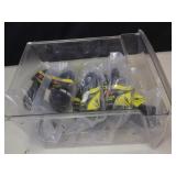 Ten 9 foot power cords