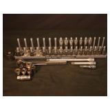 1/2" drive Craftsman Ratchet & metric sockets