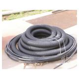 Black Plastic Pipe with Cable