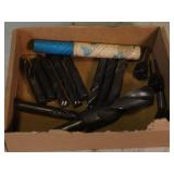 12 Milling End Mills plus 2 bits