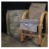 Patio Chairs & Glass Top Table