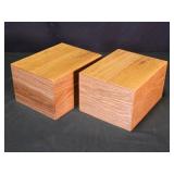 Two Keepsake Wooden Boxes