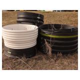 Plastic Corrugated Pipe with a stripe