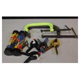 Clamps, various sizes