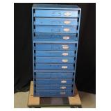 Storage Cabinet & Contents on Rollers