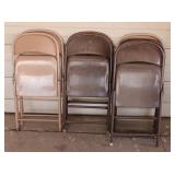 8 Metal Folding Chairs