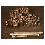 Metric Sockets, and Extensions, 3/8" drive