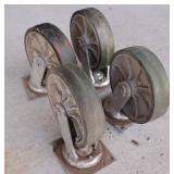 4 Casters, 8 inch diameter