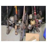 Fishing Poles, New Reel, and Coolers