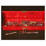 Craftsman Ratchet, 1/4 in. drive, sockets