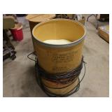 Plastic Pebble Material in Cardboard Barrel