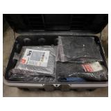 Smart Bin with tarps, moving blankets, and more