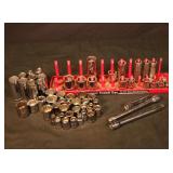 SAE Sockets, and Extensions, 3/8" drive