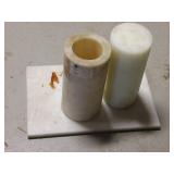 Plastic, Flat and Round