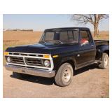 1976 Ford F-100 Pickup, RUNS.